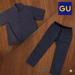 GU セットアップ 半袖 オーバーサイズ 春夏 薄手 伸縮 美品　セット価格！