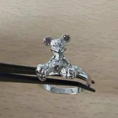 【レア】ディズニーヴィンテージ・ミッキー・ミッキー指輪・リング・ぬいぐるみ風