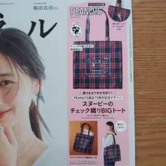 リンネル10月号付録☆スヌーピーBIGトート