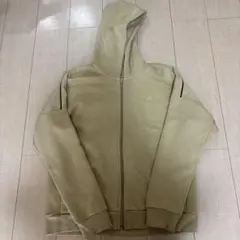 adidas ベージュ フルジップパーカー　上着　子供