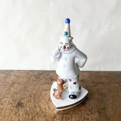 希少 Villeroy & Boch ビレロイ&ボッホ 猫の置物　陶器 美品】ビレロイ&ボッホ ベネディクト オートモービル 帽子猫の置物