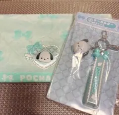 サンリオ一番くじ　ハンドタオル　キーホルダー　ポチャッコ