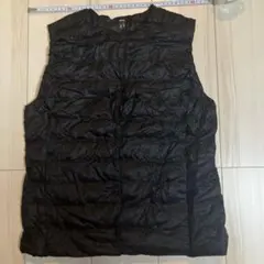 ウルトラライトダウン Lサイズ レディース ベスト ブラック