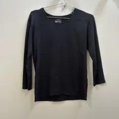 無印良品　あったか綿　厚手　ブラック　 M