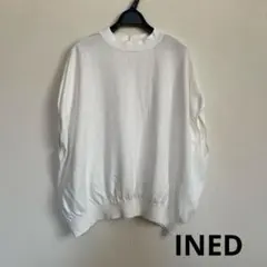 イネド×三尋木奈保 】美品 コラボ ブラウス オフホワイト INED 定価2万 
