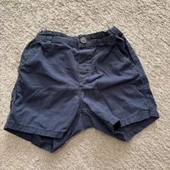 ネイビー 半ズボン ゴムウエスト　1歳半〜2歳