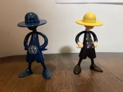 ルフィズ3 ワンピース　フィギュア　 サンジ　ラブーン　2体セット　シール