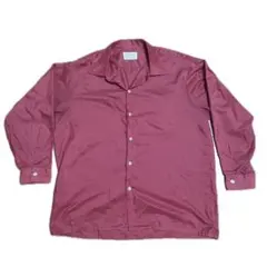 Manhattan ヴィンテージシャツ　60s 70s 襟芯　レーヨンギャバのサムネイル