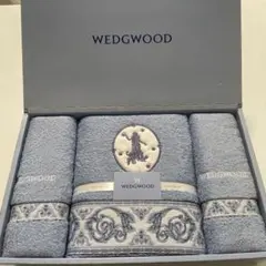 未使用　WEDGWOOD バスタオル　フェイスタオルセット 西川 綿のサムネイル