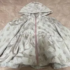 ウインドブレーカー 130cm ピンク 花柄
