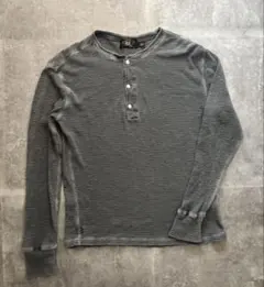 RRL ヘンリーネック waffle henley ボタン 猫目 即完売 RRL ヘンリーネック waffle henley ボタン 猫目 - メルカリ