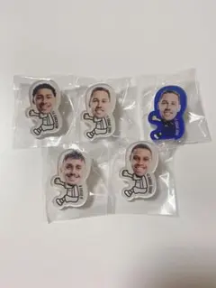 【セット】V・ファーレン長崎　ブラジル人選手　抱っこちゃん　クリップ　5点セット