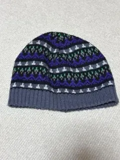 ニット帽　サイケ