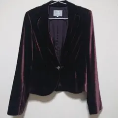 ベルベット テーラードジャケット