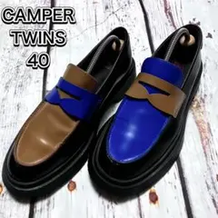 CAMPER カンペール TWINSマルチカラー プレーントゥ レザー 革靴 CAMPER カンペール TWINSマルチカラー プレーントゥ レザー 革靴