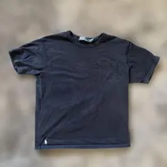 現行　ポロ ラルフローレン BIG shirt ポケットTシャツ ネイビー