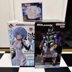 一番くじ エヴァンゲリオン 綾波レイ ガンダム マグカップ 3点セットのサムネイル