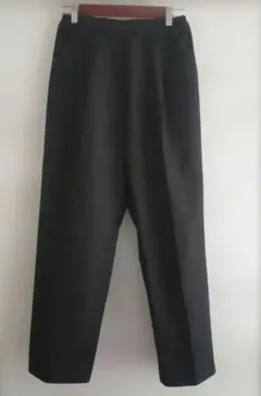 黒 ワイドパンツ