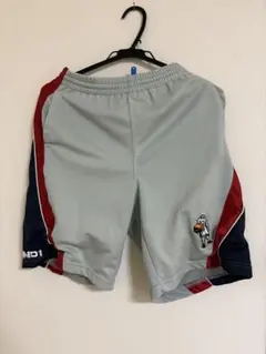 AND1 バスケットボールパンツ メッシュ素材 グレー 古着 ヴィンテージ