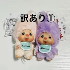 訳あり①2体セット♬カラーモンチッチ★顔デカ チムたん キーホルダー