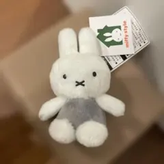 ミッフィースタイル　ふわふわミッフィーマスコット　グレー