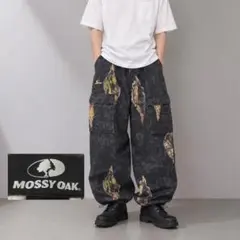 MOSSY OAK リアルツリー 迷彩柄 カーゴパンツ ワーク 極太W40.42