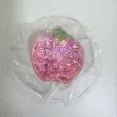 ラドド　クリアりんご　スクイーズ　クリア　りんご　ladodo ピンク