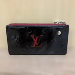 Louis Vuitton ポシェットクレ　ヴェルニ　パテントレザー　ボルドー