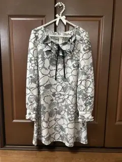 TO BE CHIC★チュニックワンピース★40 白黒