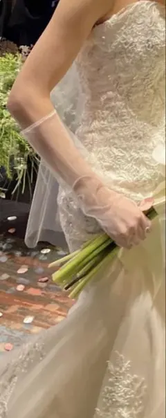 花嫁ロンググローブ＊シンプルデザイン
