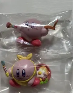 星のカービィ　ハッピーモーニング　フィギュアマスコット　2種セット①