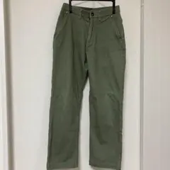 送料込み 匿名配送 パンツ カーキ 裏起毛