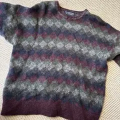 ボルドー ニット