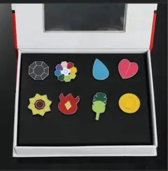 ポケモン　ジムバッジ　カントー地方　コンプリート