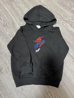 スパイダーマン ブラック パーカー　110/120