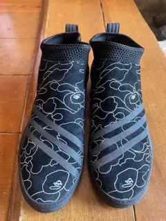 BAPE X adidas コラボ スニーカー メンズ ブラック 26㎝