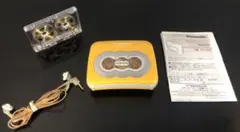 カセットプレーヤーPanasonic RQ-CW05金色「整備済み、完動超美品」 カセットプレーヤーPanasonic RQ-CW05金色「整備済み、完動超美