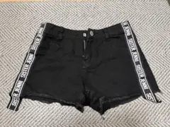 SISTER JENNI ブラック カットオフショートパンツ 160cm