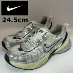 【美品】NIKE W V2K RUN ホワイト シルバー 24.5cm Y2K