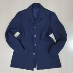 ダークブルー テーラードジャケット L