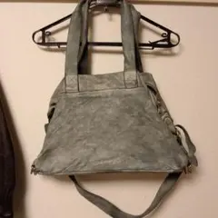 GUIDI　ショルダーバック　グレー