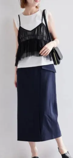 チュールキャミセットトップス
