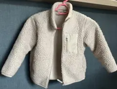 フリースジャケット クリーム色　UNIQLO
