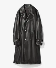 HARE　完売品　コート　ブラック　アウター 美品　フード付き HARE完売品コートブラックアウター 美品フード付き