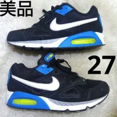 美品　ナイキ　エアマックス IVO ブラック/ブルー　サイズ27cm