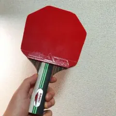 卓球　ラケット　六角形　裏　表　ラバー　シェーク　FL シェイプ　W1