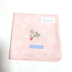 WEDGWOOD ピンク ハンカチ