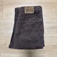 【希少、早い者勝ち】STUSSY BIG OL' JEAN ダークブラウン Stussy Big Ol' Denim Vintage Jean Brown Men's - SS25 - US