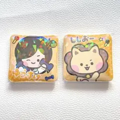 いれいすminini 缶バッジ 初兎 ほとけ もふてゃ LINE - メルカリ