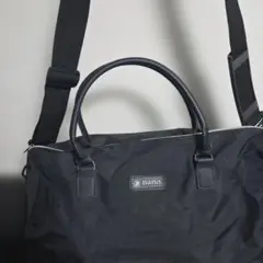 ナノユニバース ブラック ボストンバッグ